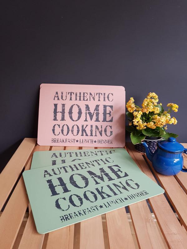 Ahşap Amerikan Servis Küf Yeşil Home Cooking