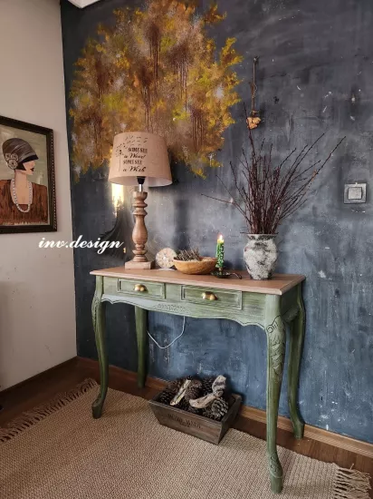 Yeşil Eskitme Dresuar